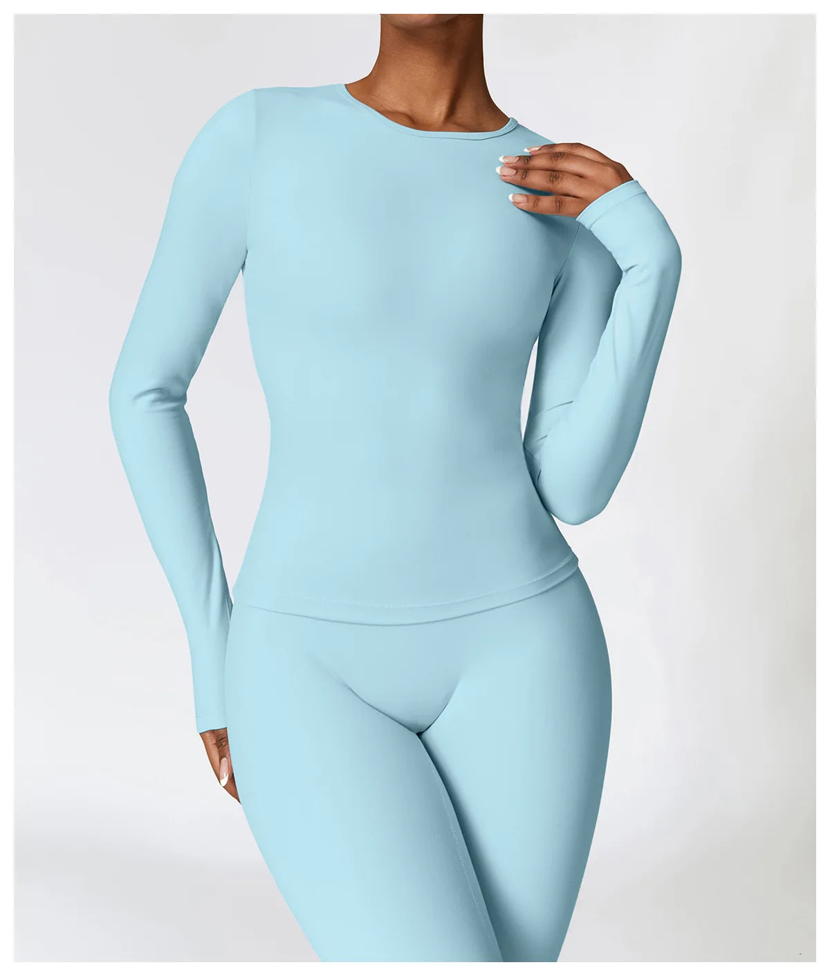 Aura leggings Set - Sky Blue