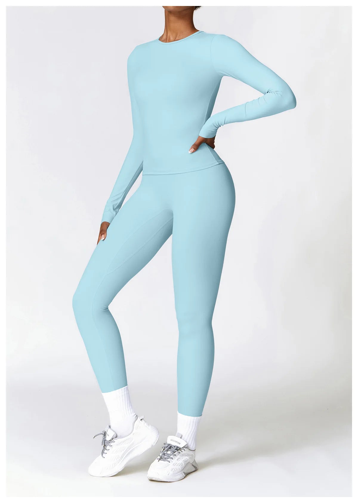 Aura leggings Set - Sky Blue